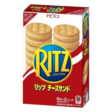 Bánh Quy Mặn Nhân Phô Mai Ritz (160g) - Nhập khẩu Nhật Bản