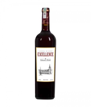 Rượu vang Excellence đỏ – Red Wine Cabernet Sauvignon & Merlot 750ml