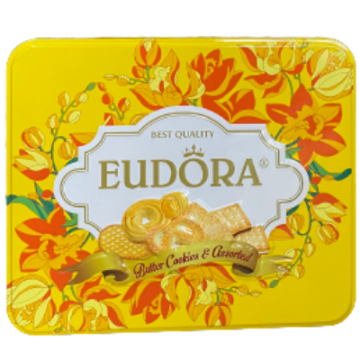 Bánh Quy EUDORA hộp thiếc Tết