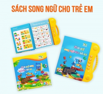 Sách thông minh cho bé học tiếng anh- tiếng việt - toán - Sách thông minh Song ngữ điện tử cho bé - SÁCH ĐIỆN TỬ SONG NGỮ ANH - VIỆT CHO TRẺ 2-7 TUỔI (GGL)