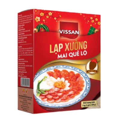 Lạp Xưởng Mai Quế Lộ Vissan Hộp 500g